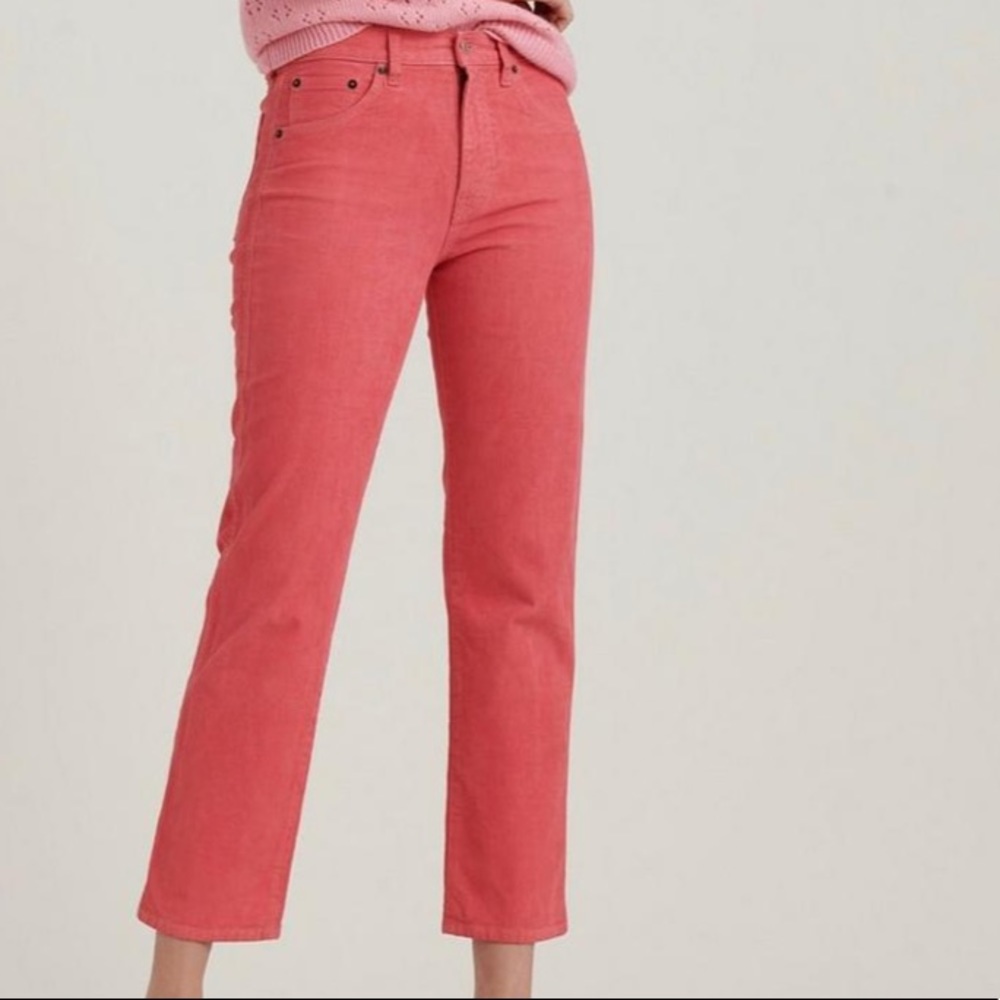 Lucky Brand Straight Crop Corduroy Jeans  12/31
